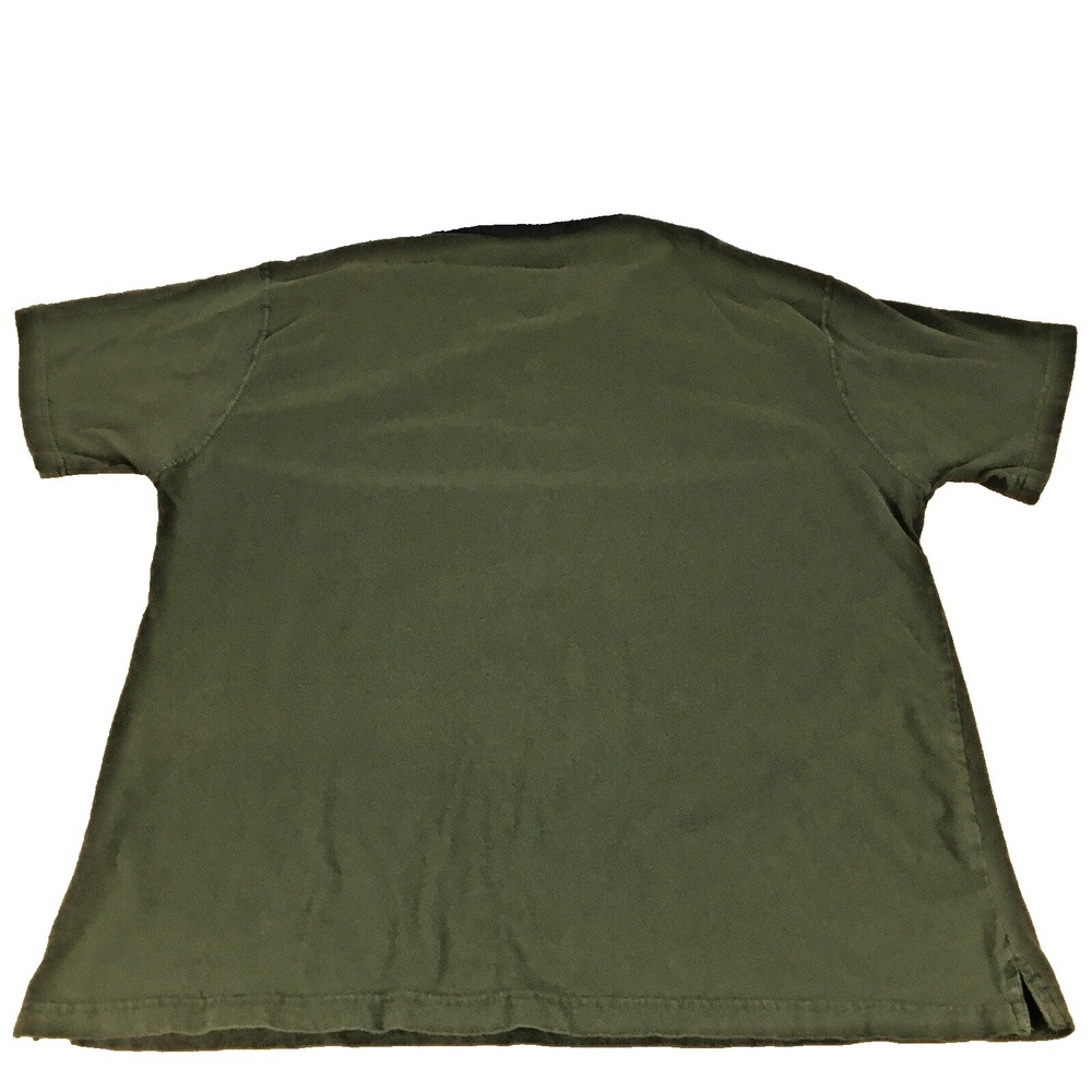 John Deere Mens XL Olive Green Short Sleeve Polo Shirt Graphic 37 Cotton - Picture 4 of 13